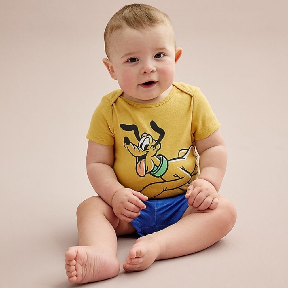 6M Jumping Beans Disney Pluto bodysuit with snaps